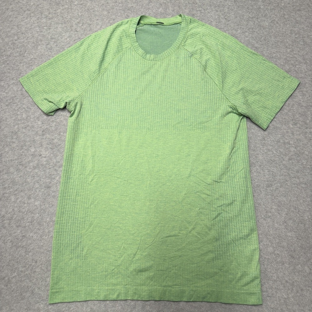 Lululemon Metal Vent Tech Shirt Mens S Green Short Sleeve Athletic Performance